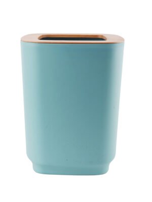 7002 Bamboo Lid Trash Can