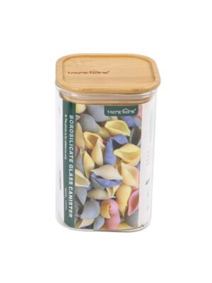 TK 900ML borosilicate glass canister&glass storage