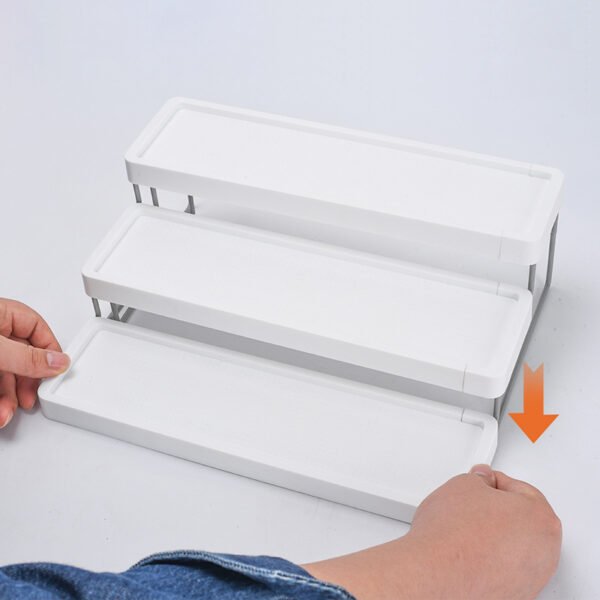 TK 3-tier expandable spice rack&spice bottle holder