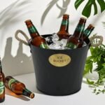 TK Stainless Steel Ice Bucket – Bar & Beverage Cooler