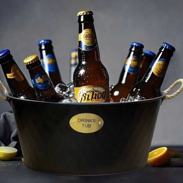 TK Stainless Steel Ice Bucket – Bar & Beverage Cooler