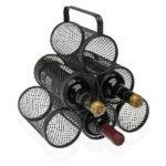 6-Bottle Metal Wine Rack – Countertop Display