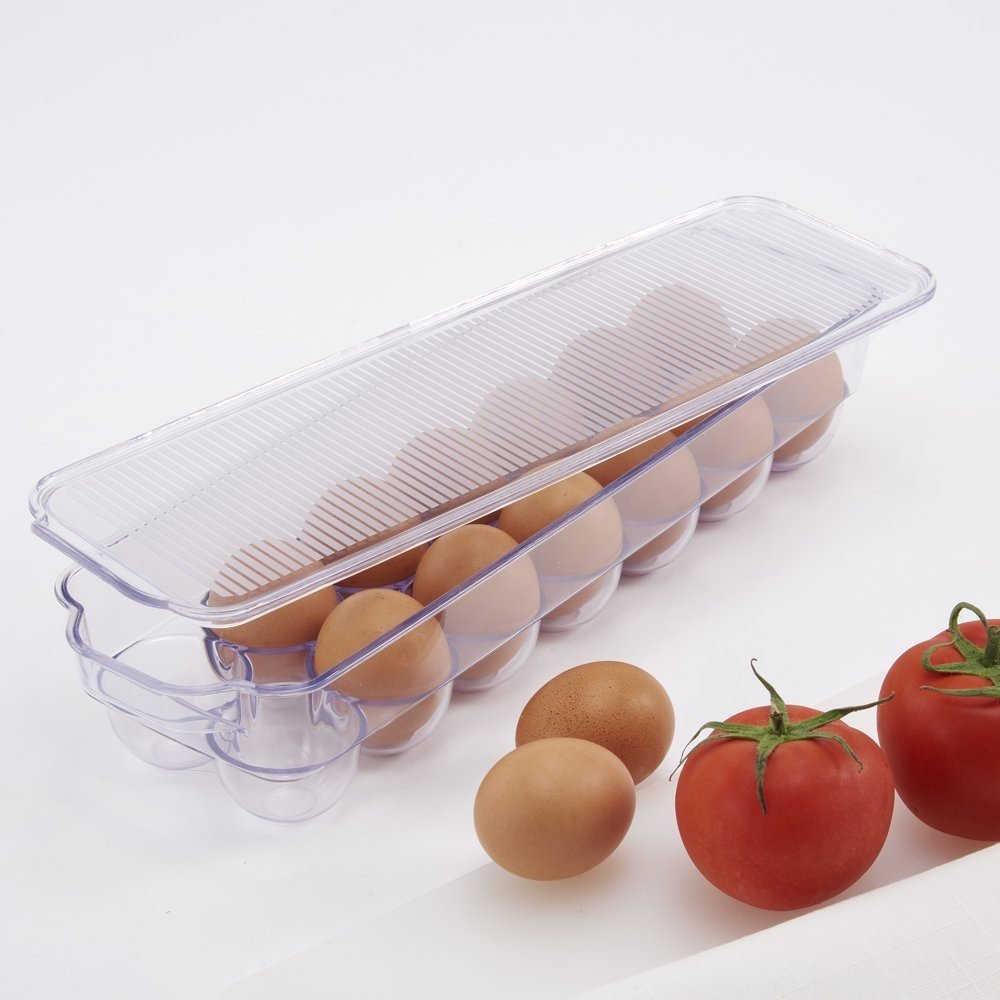 TK Plastic Egg Storage Box – Fridge Organizer
