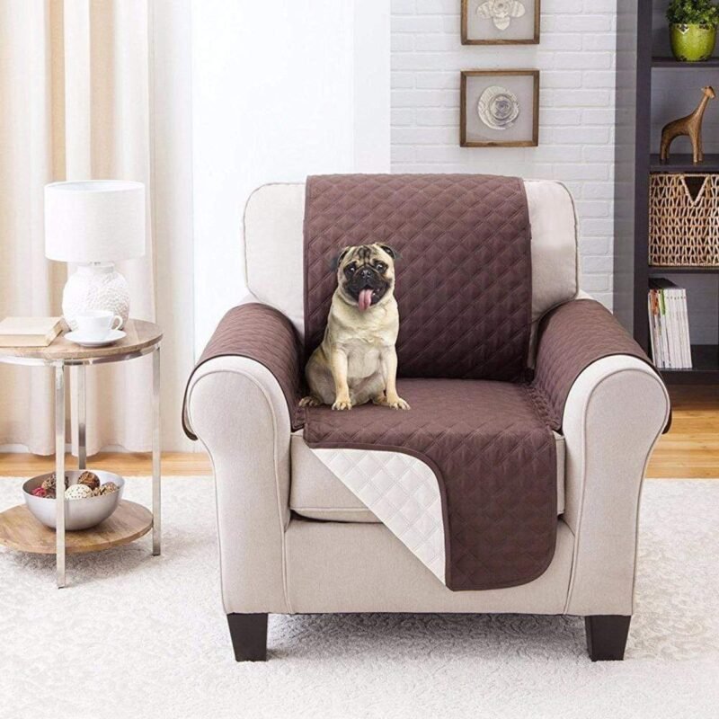 Reversible Quilted Couch Cover Sofa Protector