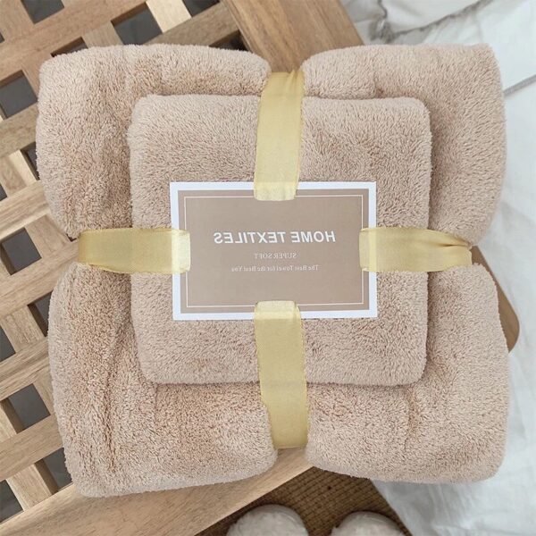 TK 2-Piece Soft Bathroom Towel Set