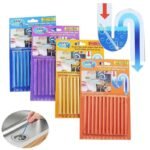 12 Pack Drain Cleaning & Odor Control Sticks – Slow Dissolving Pipe Cleaner