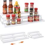 Adjustable 3-Tier Countertop Spice Rack Organizer