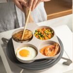 Multi Section Egg Frying Pan – Non-Stick Breakfast Pan