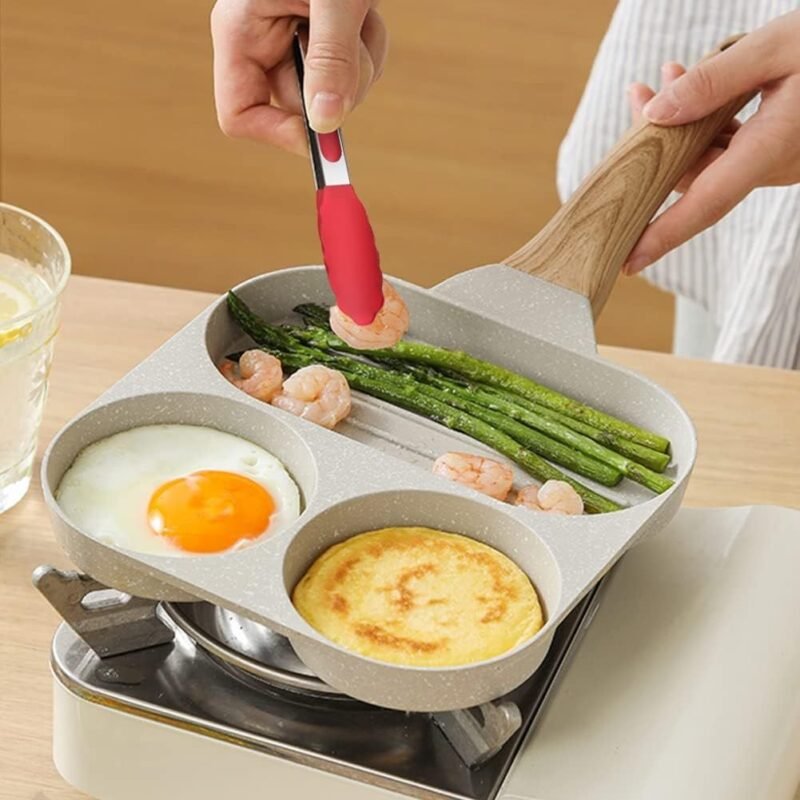 Multi Section Egg Frying Pan – Non-Stick Breakfast Pan
