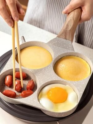Multi Section Egg Frying Pan – Non-Stick Breakfast Pan