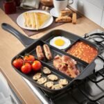 5-in-1 Multi Section Pan – Non-Stick Die-Cast Aluminum