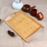 Set of 3 Bamboo Serving Trays – Multi-Size Eco-Friendly Trays
