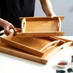 Set of 3 Bamboo Serving Trays – Multi-Size Eco-Friendly Trays