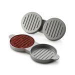 2-in-1 Cast Aluminum Burger Press