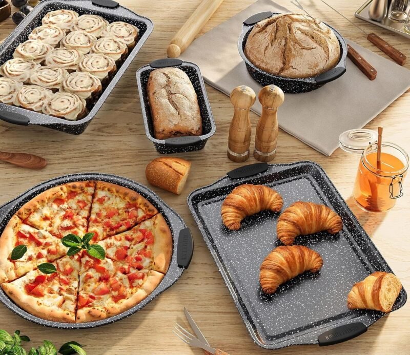 TK 10-Piece Baking Pan Set – Non-Stick Bakeware