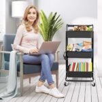 TK 3 Tier Rolling Storage Cart with PP Baskets