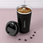 Stainless Steel Vacuum Flask – Digital Temperature Display