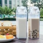 Transparent Plastic Milk Storage Bottle 1000ml
