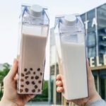 Transparent Plastic Milk Storage Bottle 1000ml