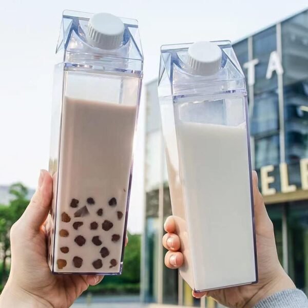 Transparent Plastic Milk Storage Bottle 1000ml