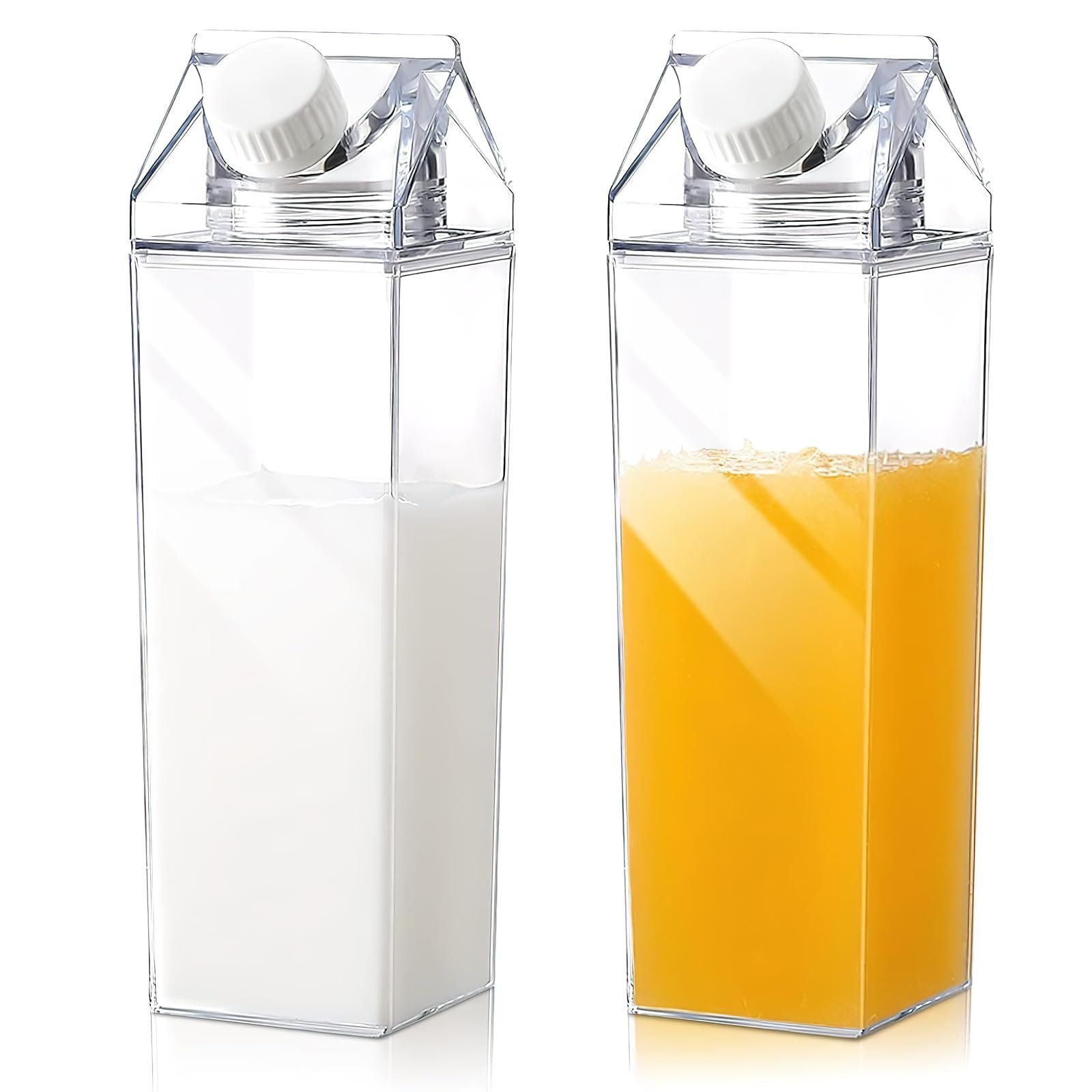 Transparent Plastic Milk Storage Bottle 1000ml