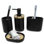 TK 4-Piece Resin Bath Set – Bathroom Accessories