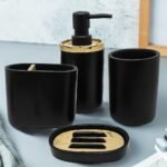 TK 4-Piece Resin Bath Set – Bathroom Accessories