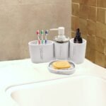 TK 4-Piece Resin Bath Set – Bathroom Accessories
