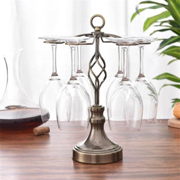 Countertop Wine Glass Holder – Iron Glass Rack