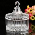 Decorative Crystal Glass Storage Jar