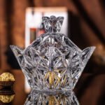 Vintage Crystal Candy Jar with Lid