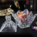 Vintage Crystal Candy Jar with Lid