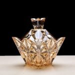 Vintage Crystal Candy Jar with Lid