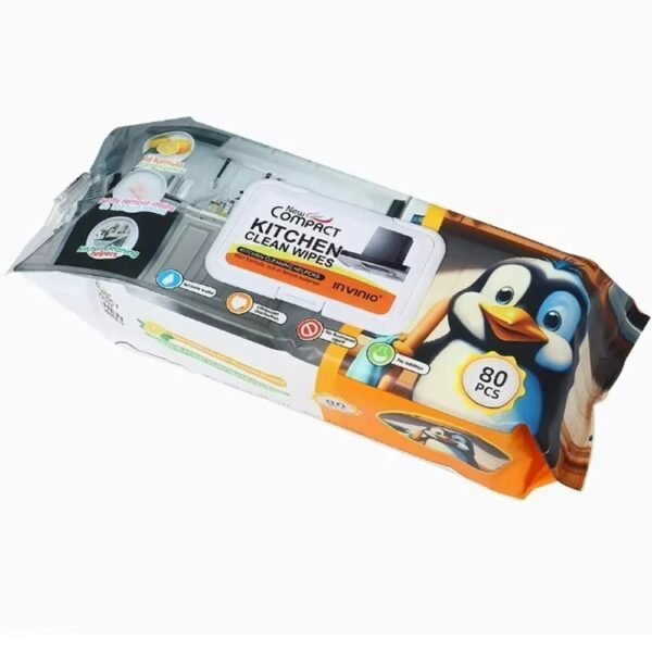 80pcs Kitchen Cleaning Wipes – Multipurpose Disposable Wipes