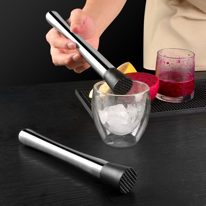 Multi-Function Stainless Steel Muddler – Bar & Cocktail Tool
