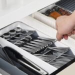 TK Expandable Cutlery & Knife Drawer Organizer Tray
