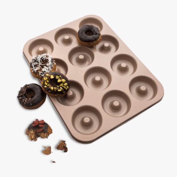 12-Cavity Donut Baking Pan – Carbon Steel