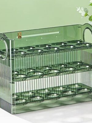 30-Egg Multi-Layer Stackable Fridge Storage Box