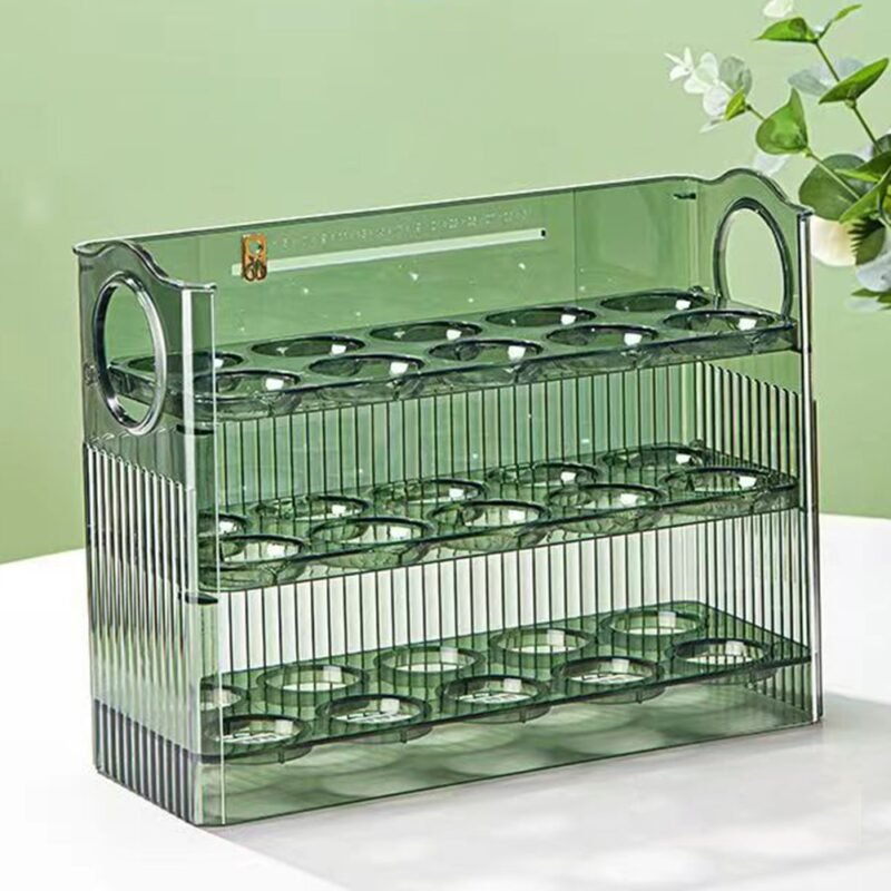 30-Egg Multi-Layer Stackable Fridge Storage Box