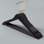 3-Pack Non-Slip Wooden Hangers for Coats, Shirts & Suits