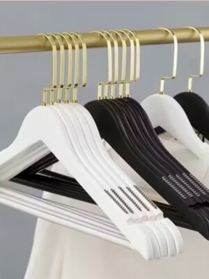 3-Pack Non-Slip Wooden Hangers for Coats, Shirts & Suits