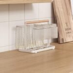 Multifunctional Glass Holder with Wooden Handle