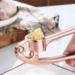 TK Stainless Steel Garlic Press – Ergonomic Kitchen Tool