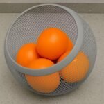Multi Functional Mesh Metal Storage Bowl
