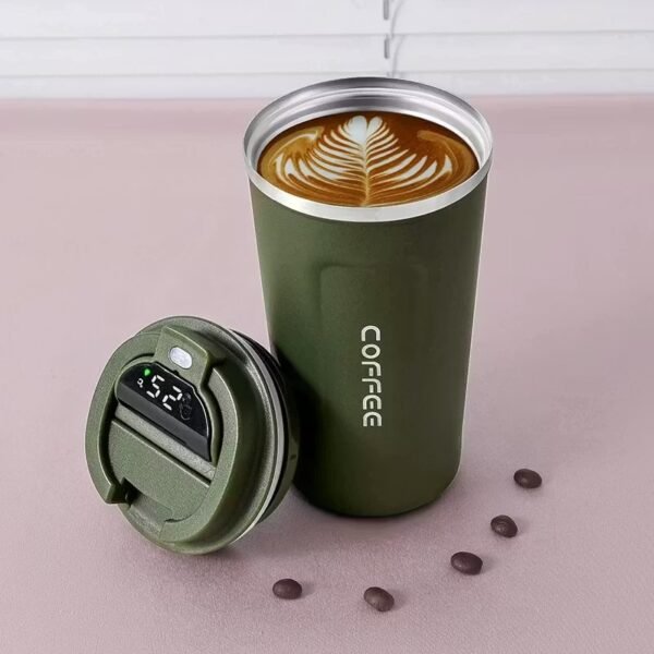 Stainless Steel Vacuum Flask – Digital Temperature Display