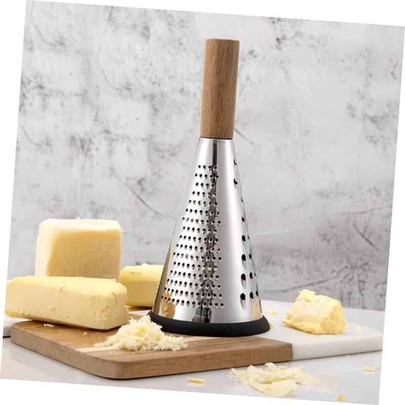 TK 3-Sided Grater With Wooden Handle – Kitchen Tool