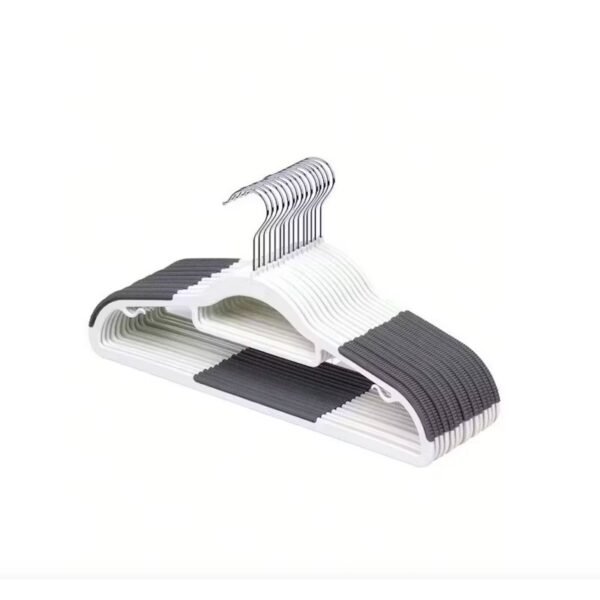 TK 4 Pack Non-Slip Slim Plastic Hangers