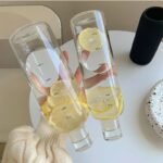 Clear BPA-Free Water Bottle with Time Markers