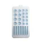 TK 25-Slot Silicone Ice Cube Tray – Fun Multi-Shape Mold