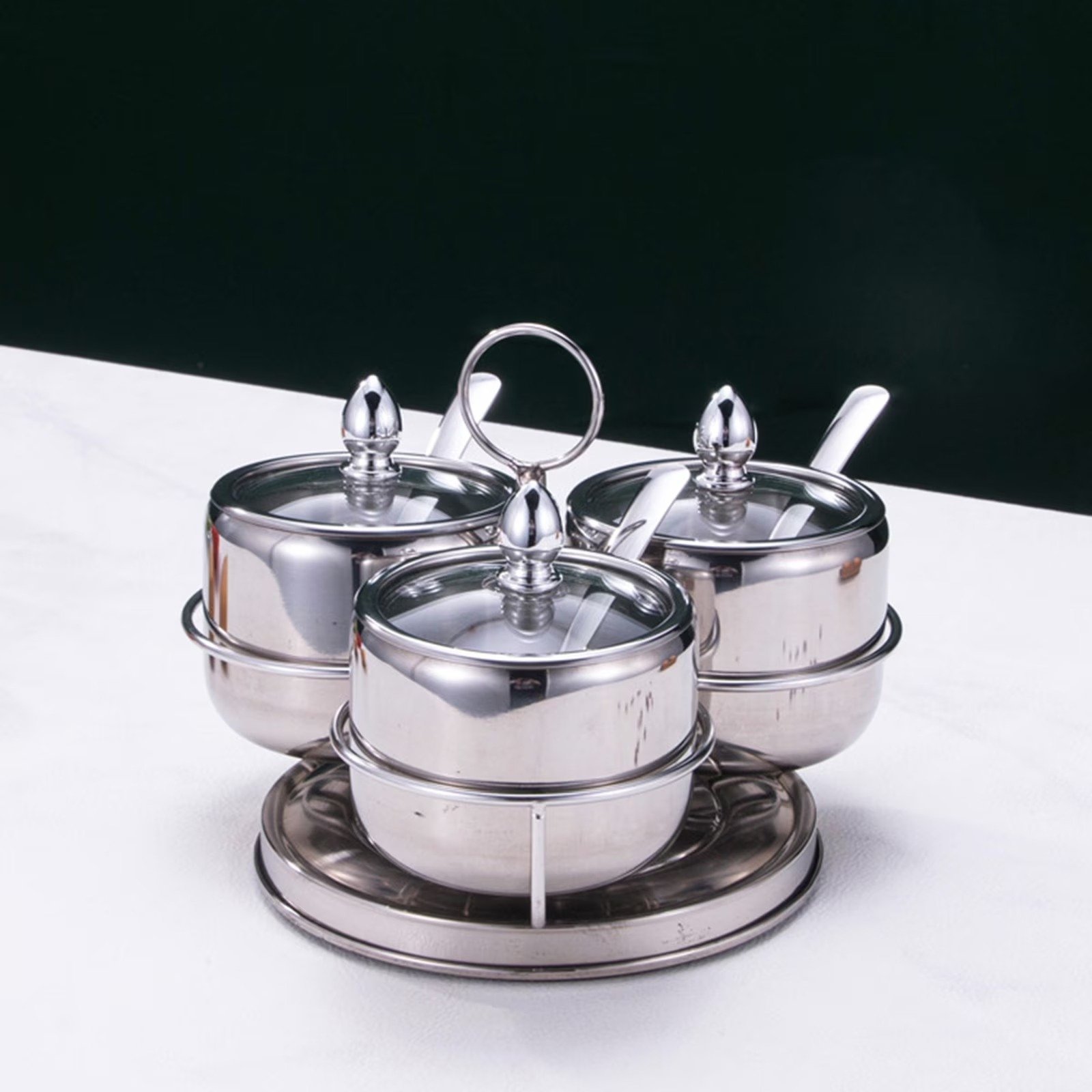Rotating Spice Rack 3 Piece
